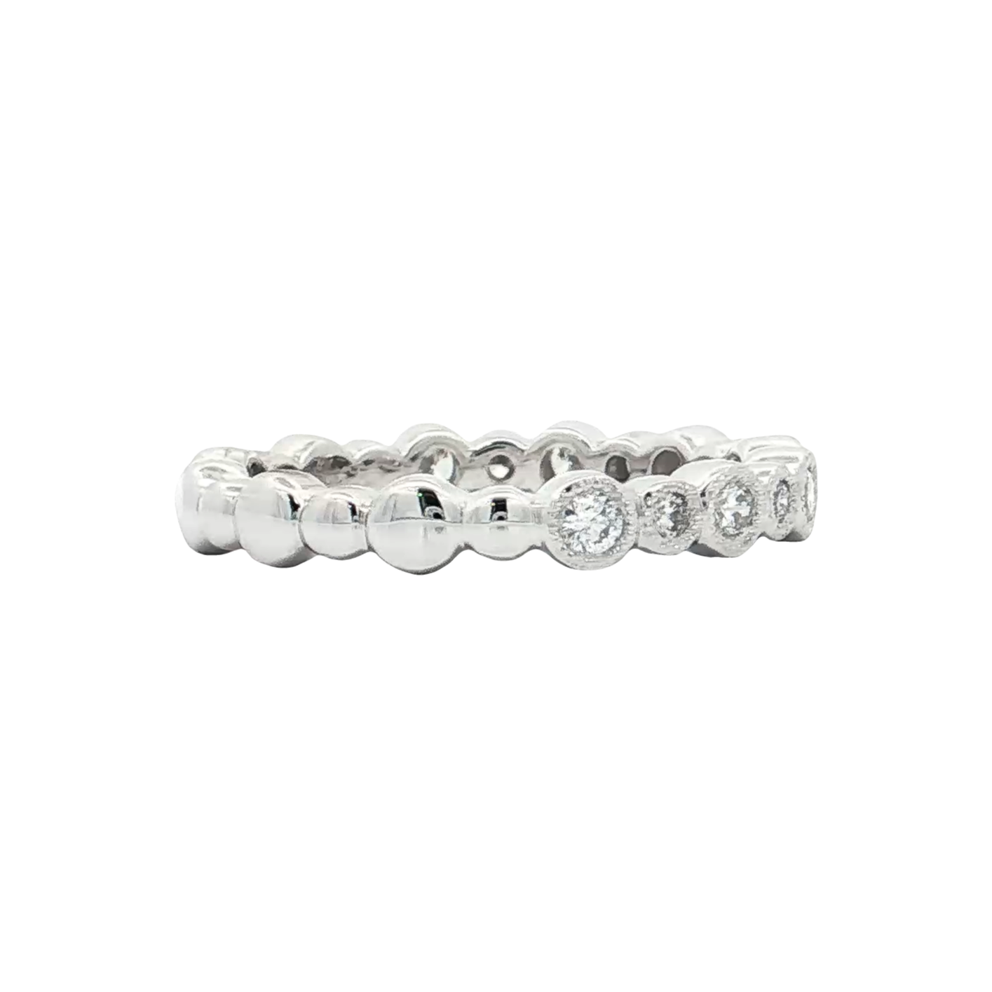 White Gold Diamond Wedding Band