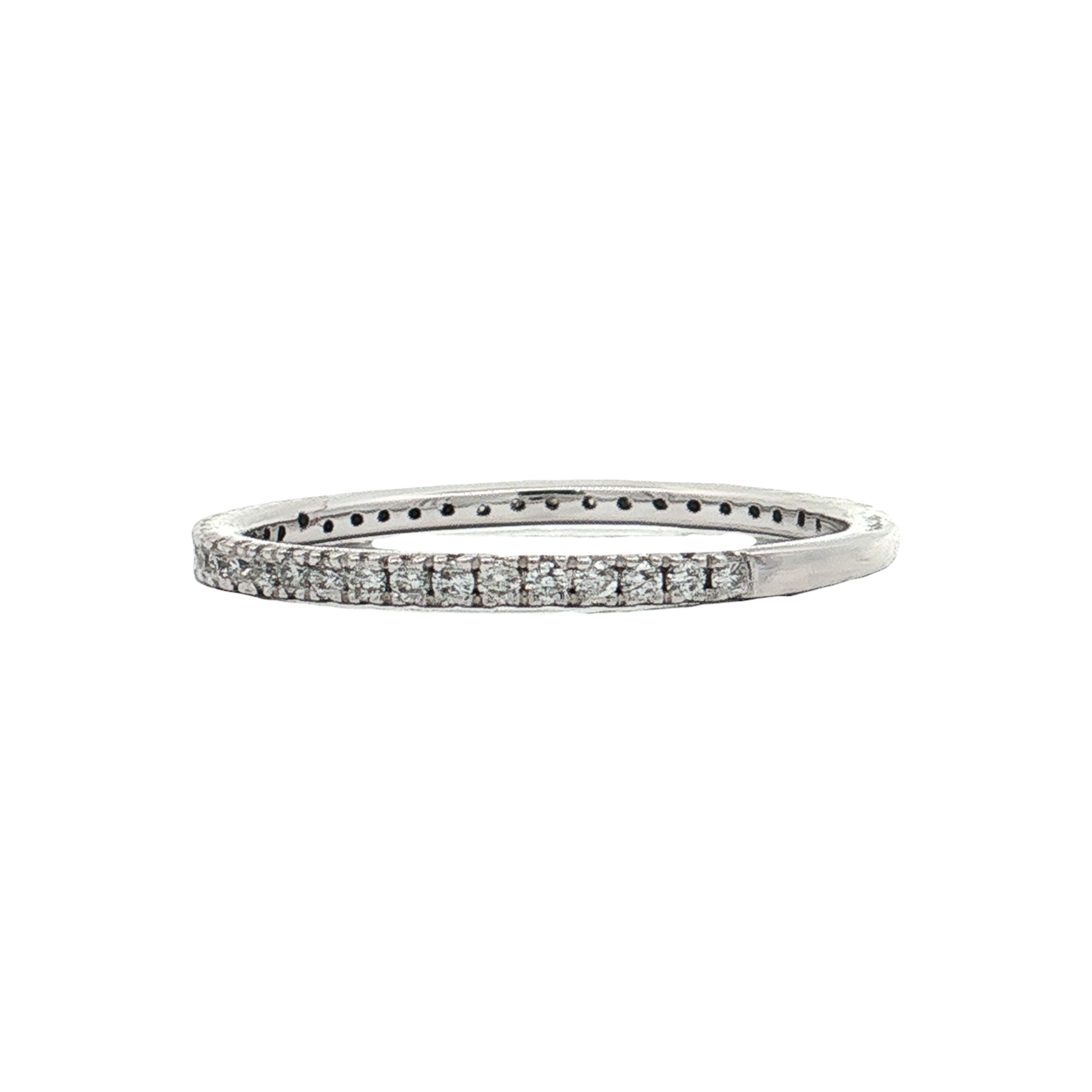 White Gold Diamond Wedding Band