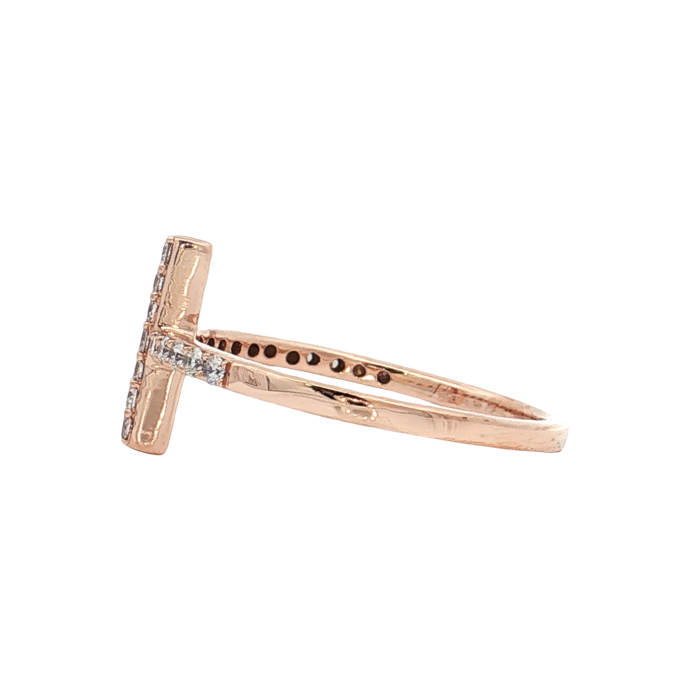 Rose Gold Diamond Fashion Ring