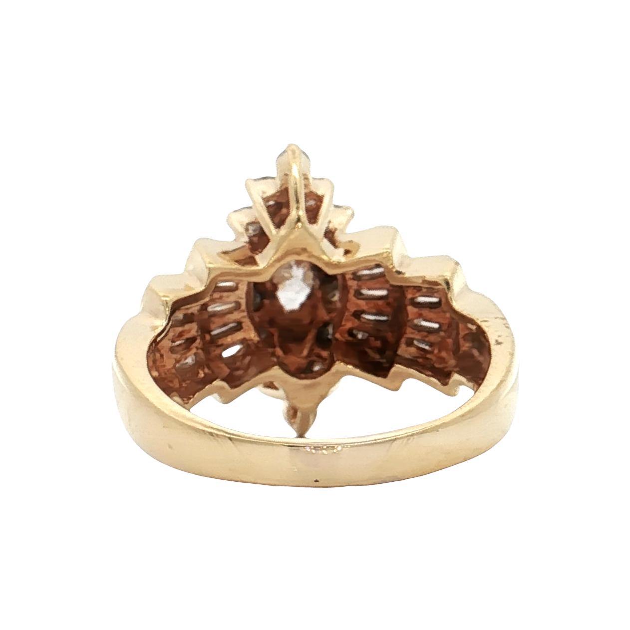 Yellow Gold Diamond Bridal Ring