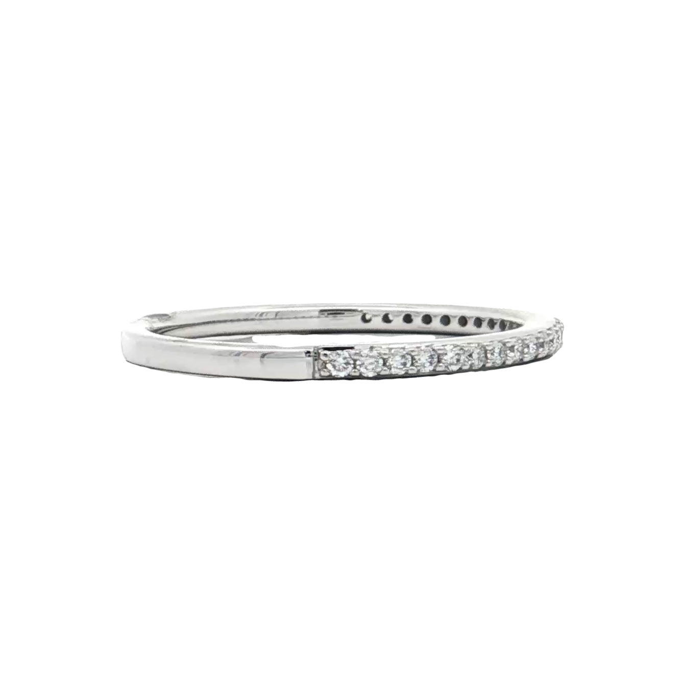 White Gold Diamond Wedding Band