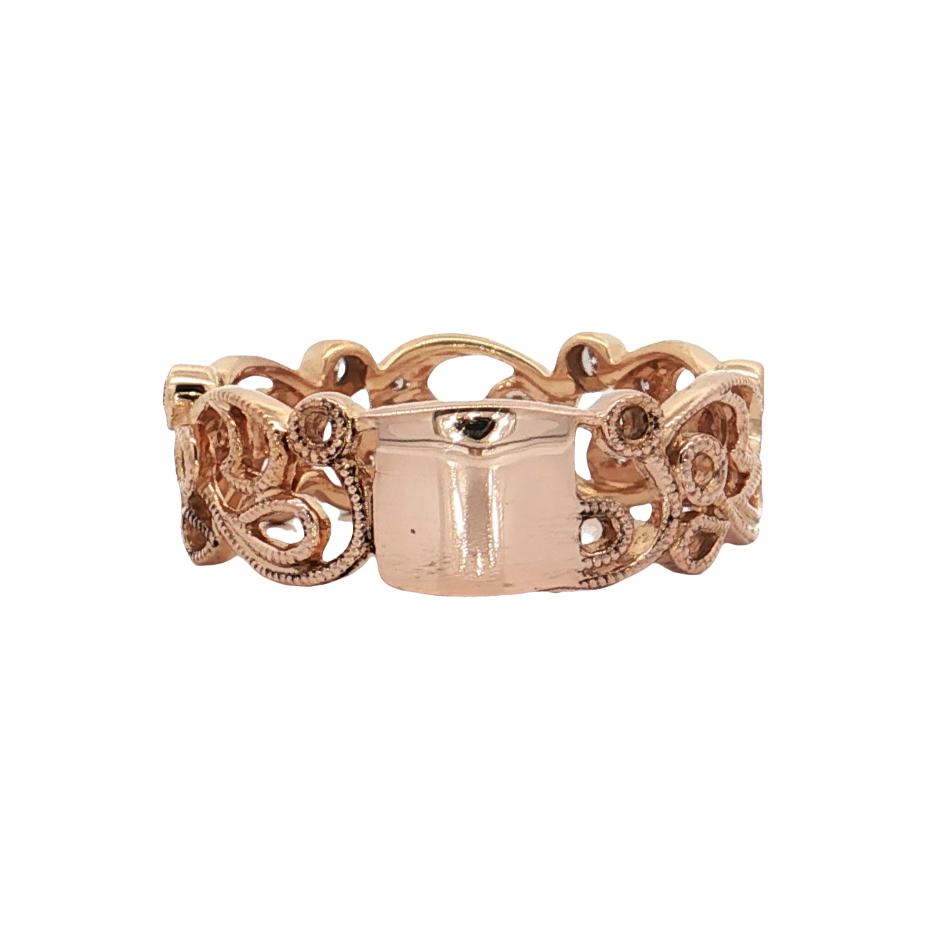 Rose Gold Diamond Fashion Ring