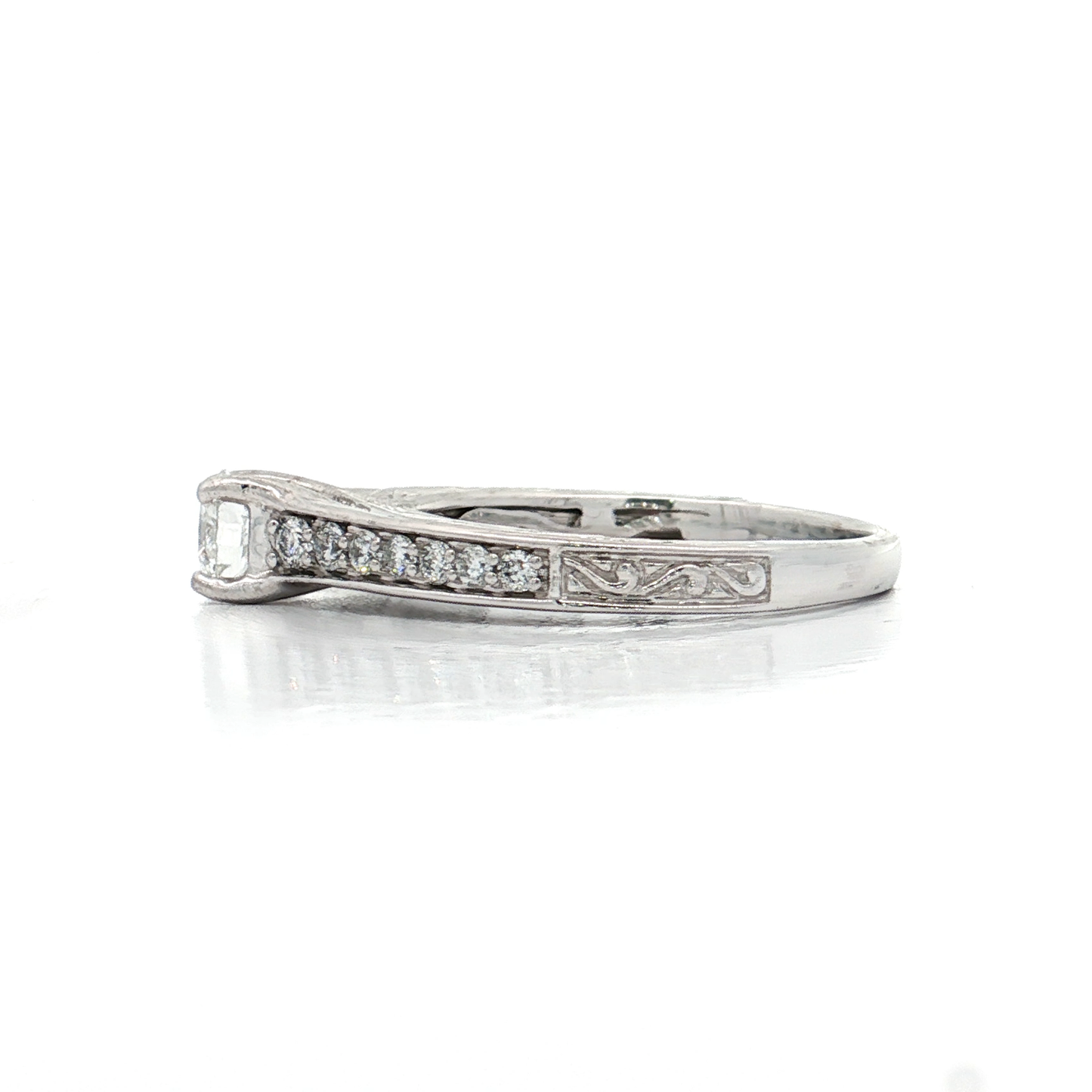 White Gold Diamond Bridal Ring