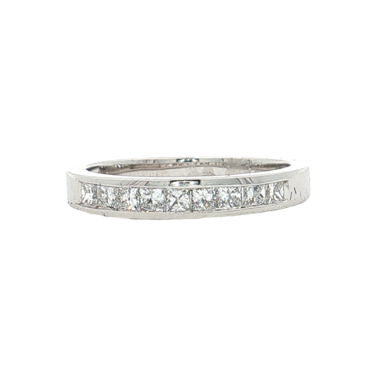 White Gold Lab-Diamond Band