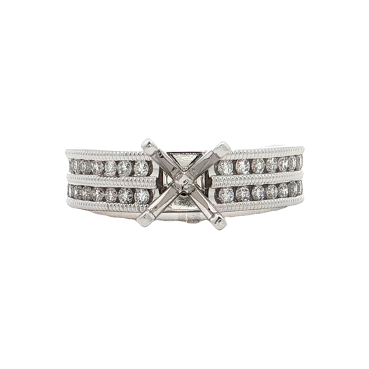 White Gold Diamond Bridal Setting
