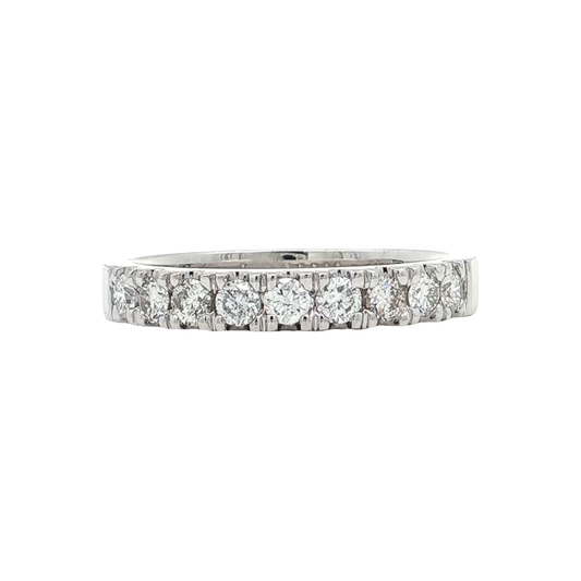 White Gold Diamond Wedding Band