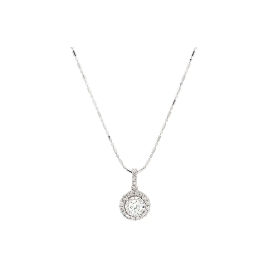 White Gold Diamond Pendant