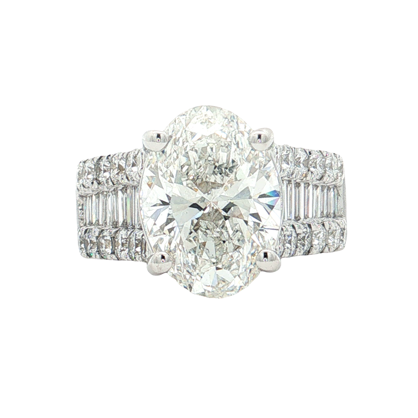 White Gold Lab-Diamond Ring