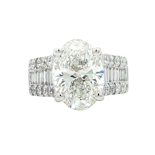 White Gold Lab-Diamond Ring
