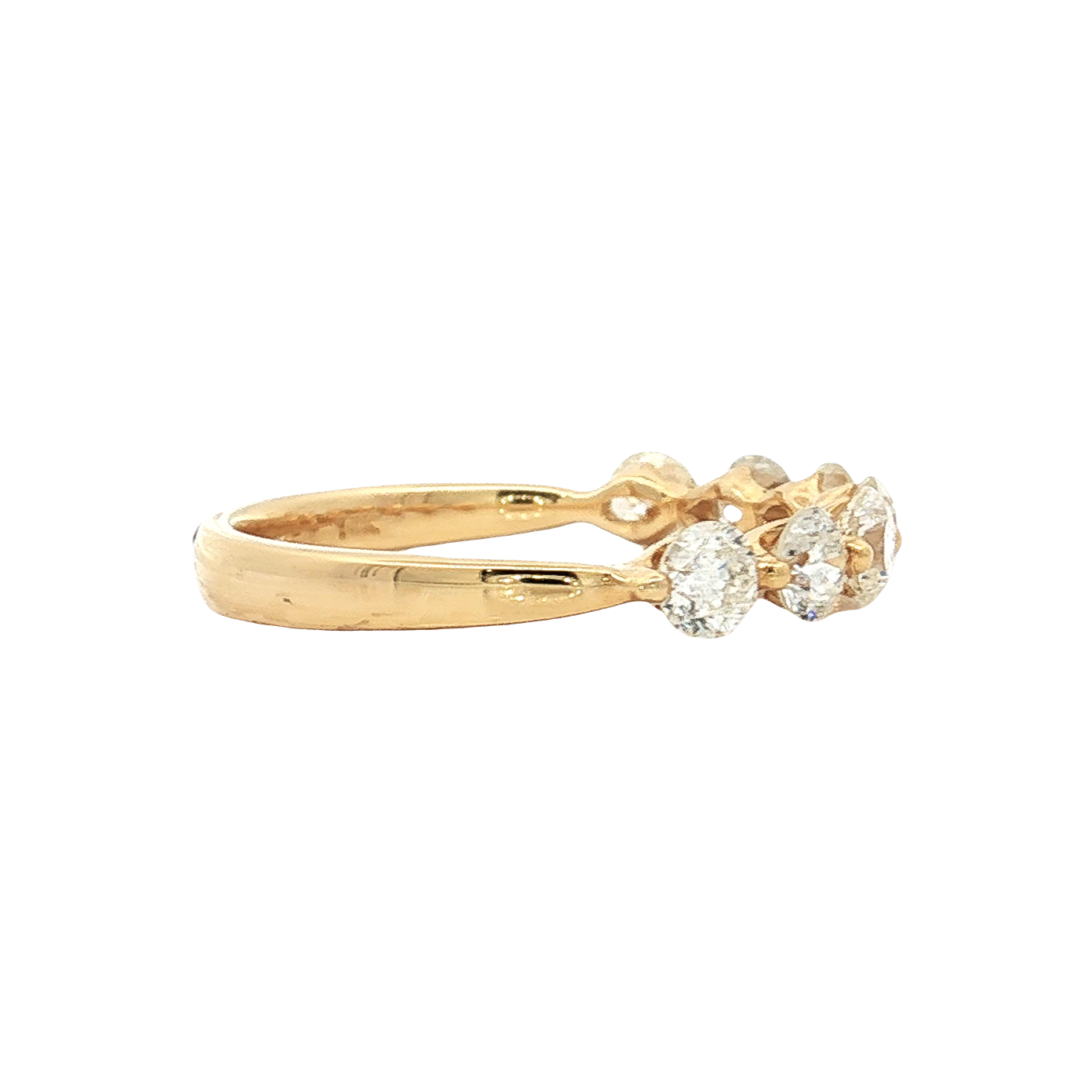 Yellow Gold Diamond Band