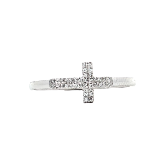 White Gold Diamond Fashion Ring