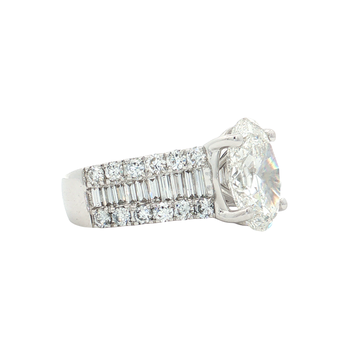 White Gold Lab-Diamond Ring