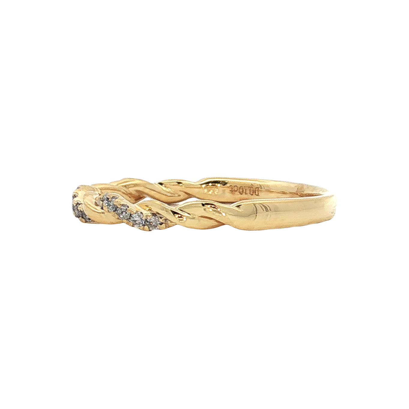 Yellow Gold Diamond Wedding Band