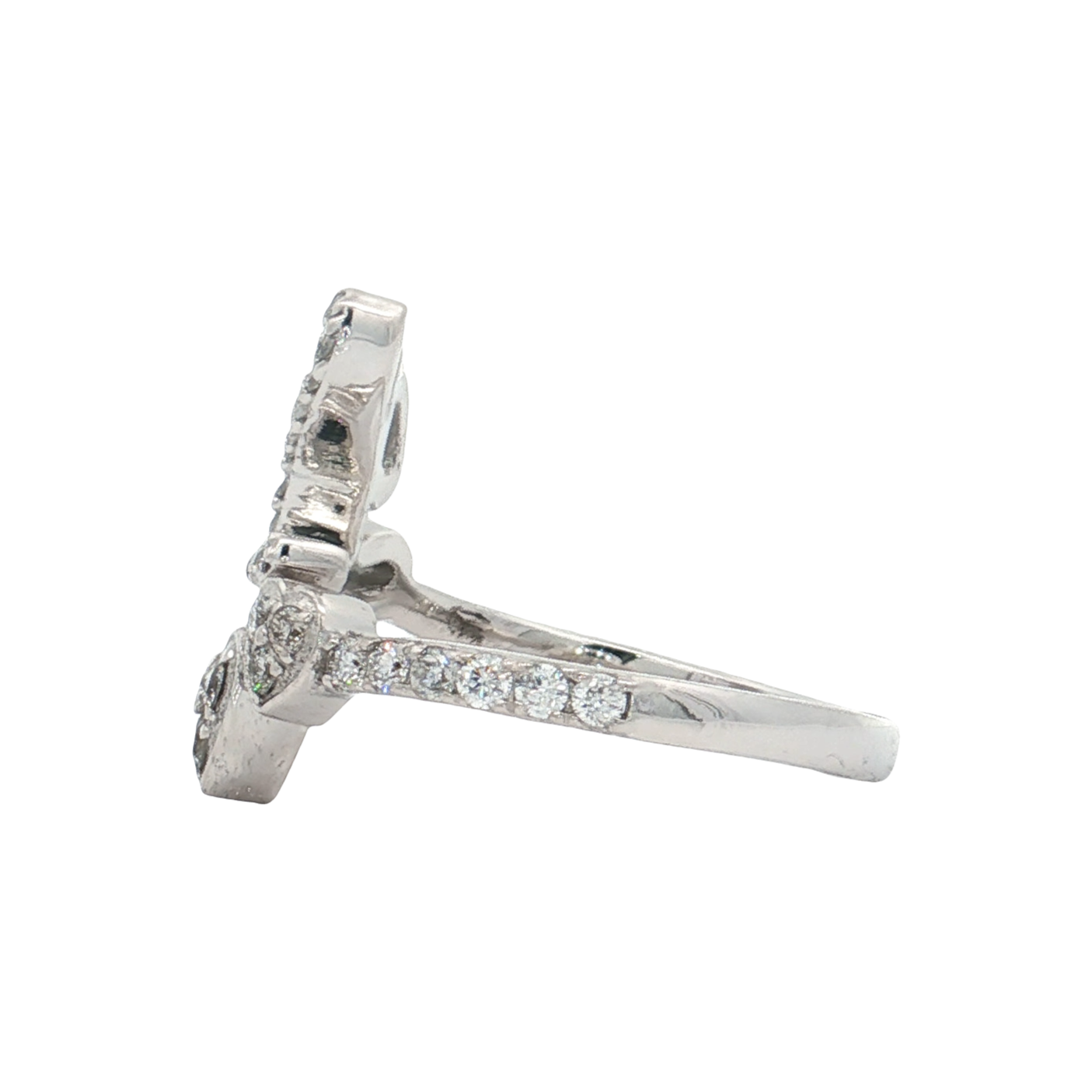 White Gold Diamond Fashion Ring