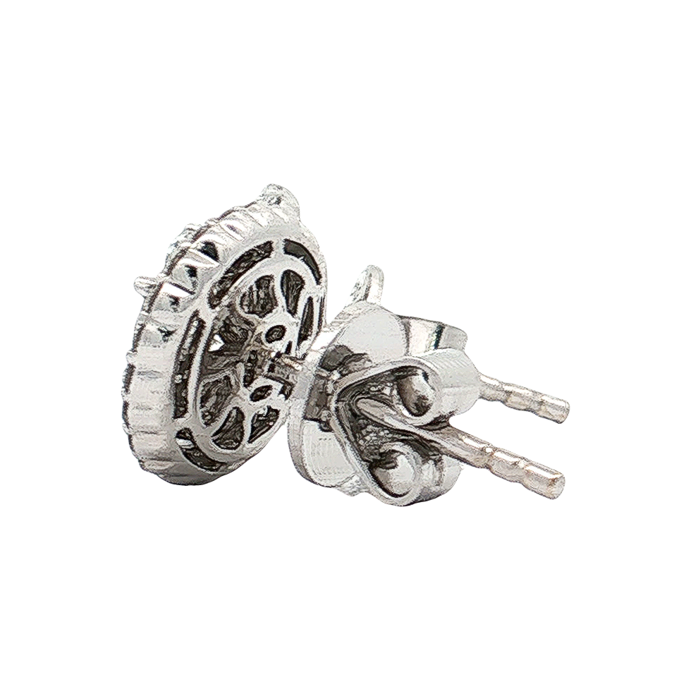 White Gold Diamond Studs