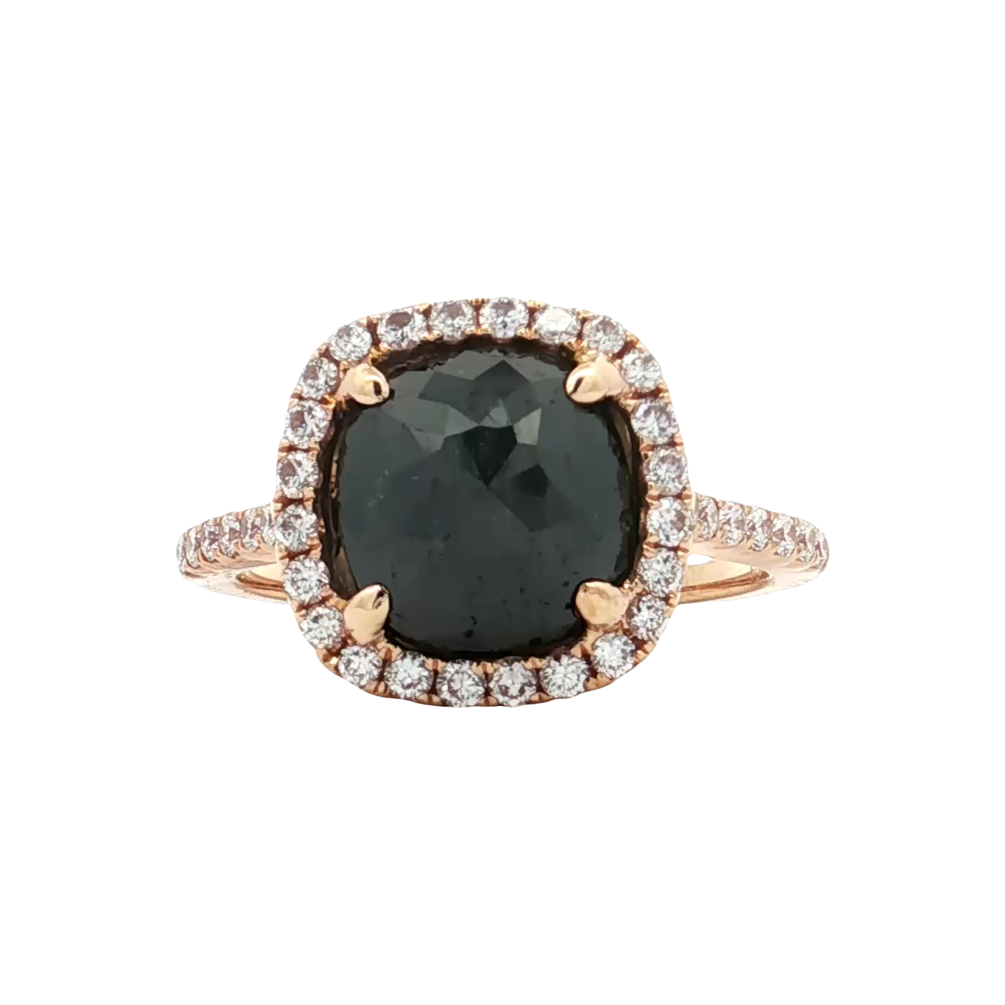 Rose Gold Diamond Bridal Ring
