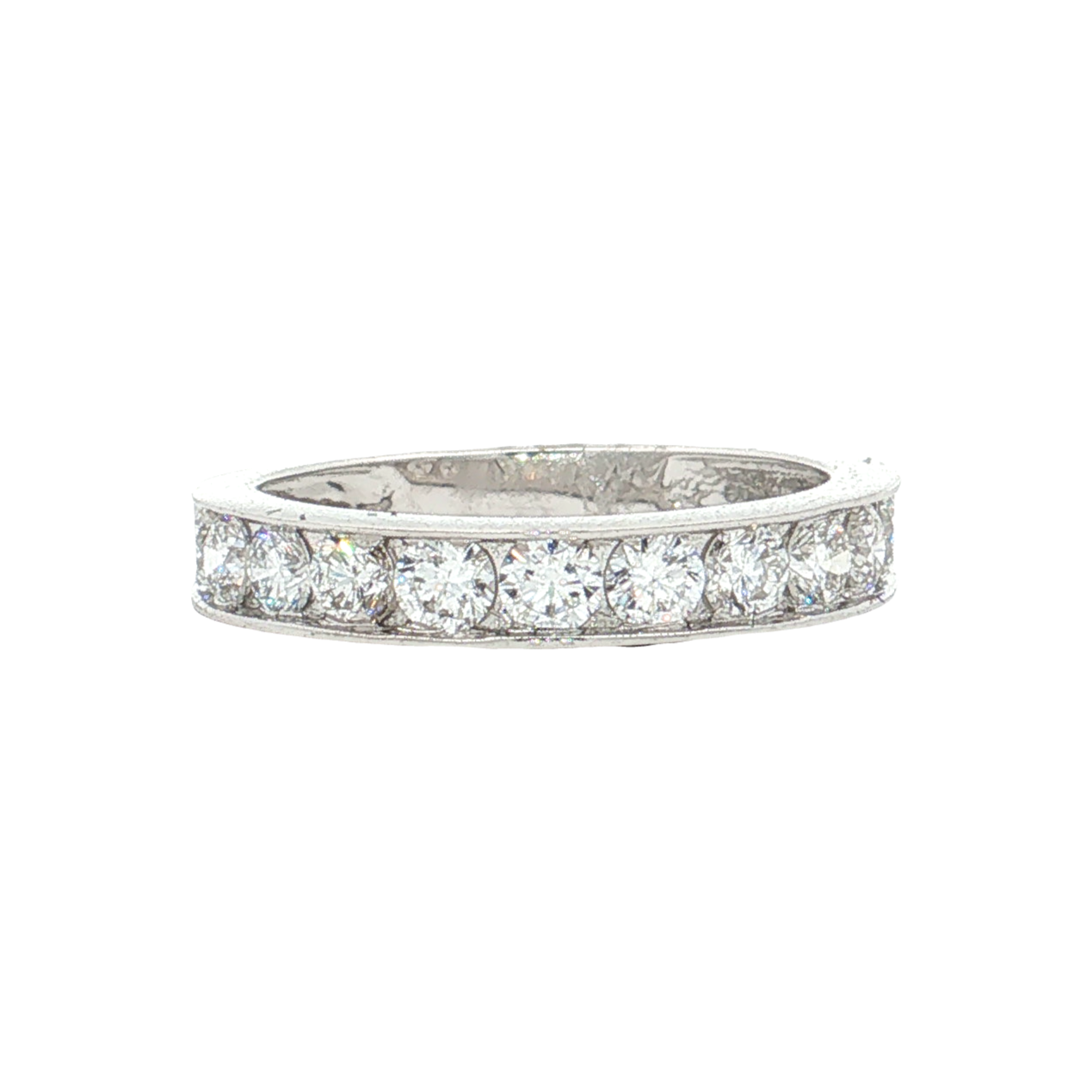 White Gold Lab-Diamond Band