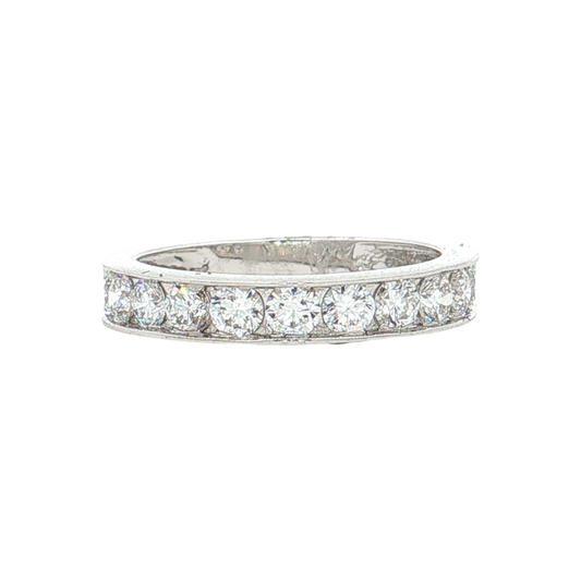 White Gold Lab-Diamond Band