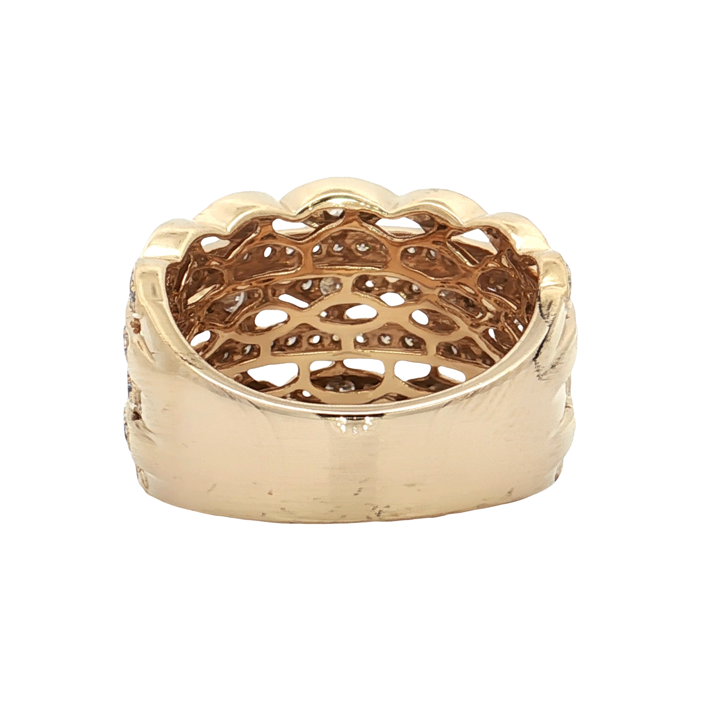 Yellow Gold Diamond Fashion Ring