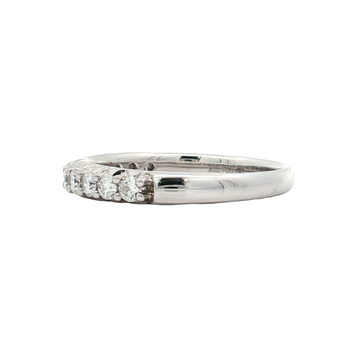 White Gold Diamond Wedding Band