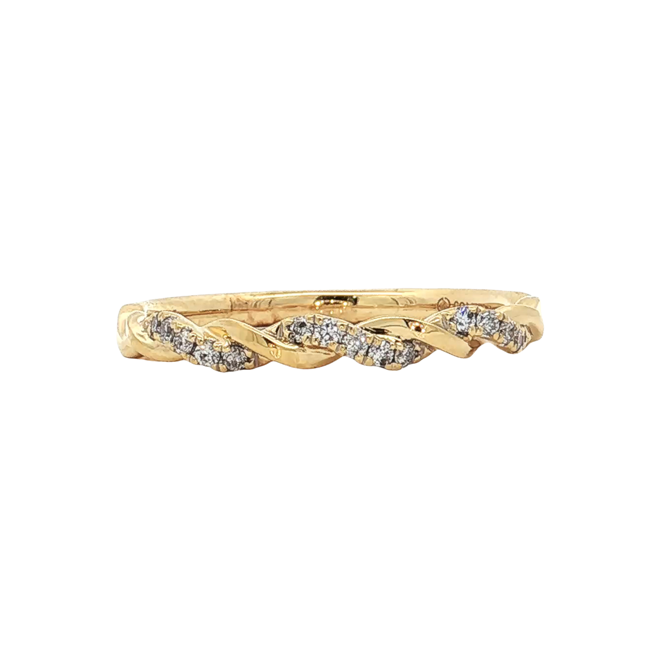 Yellow Gold Diamond Wedding Band