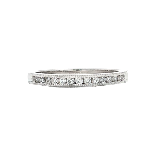 White Gold Diamond Wedding Band