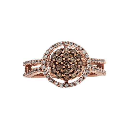Rose Gold Diamond Bridal Ring
