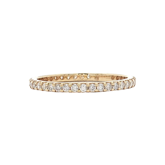 Yellow Gold Diamond Eternity 
Band