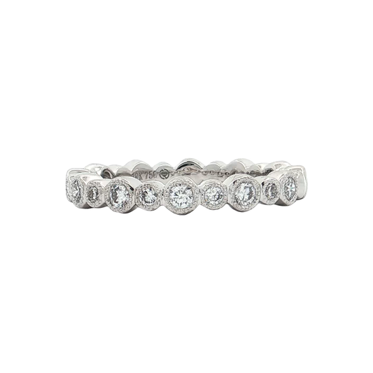 White Gold Diamond Wedding Band