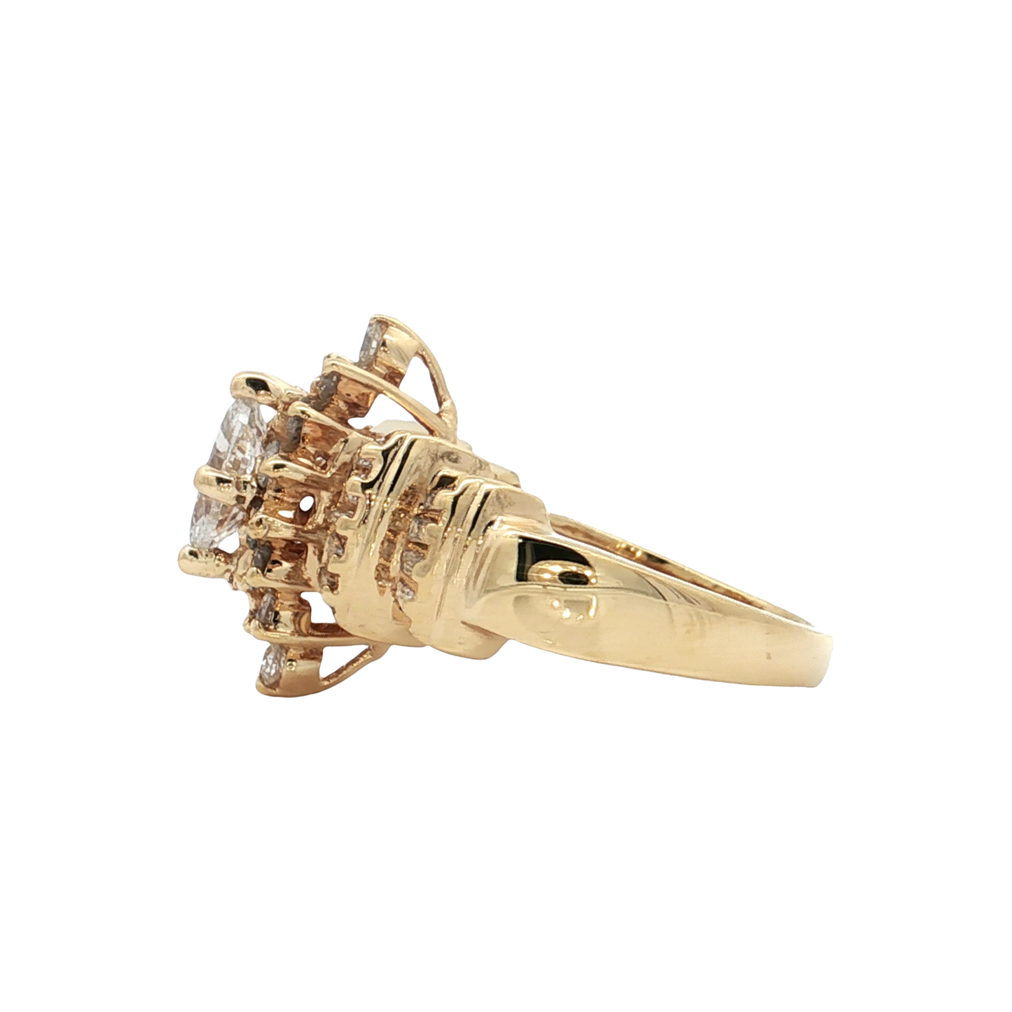 Yellow Gold Diamond Bridal Ring