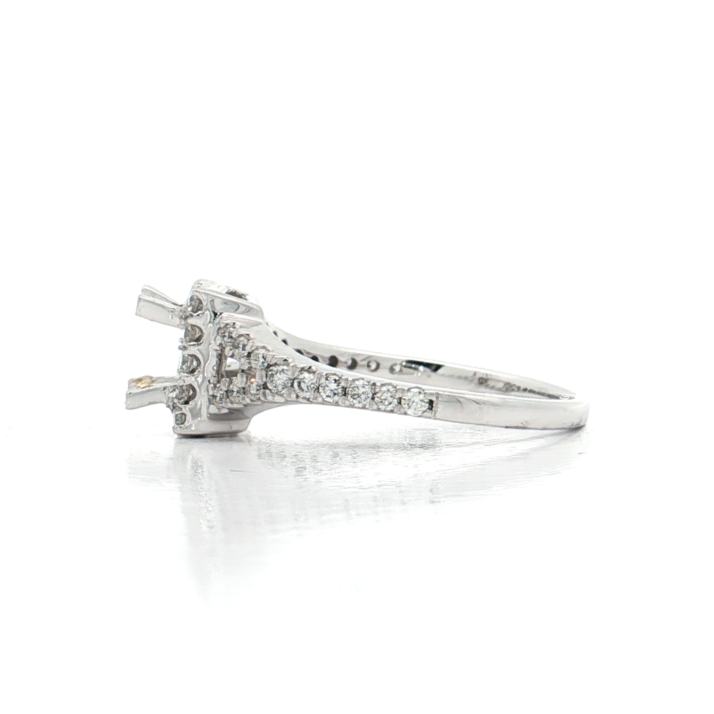 White Gold Diamond Bridal Setting