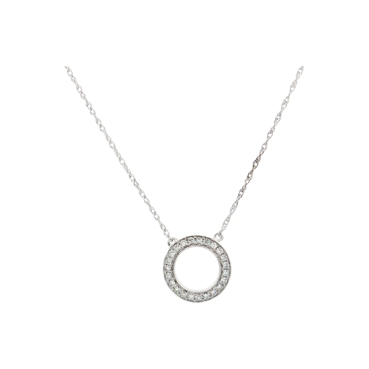 White Gold Diamond Pendant