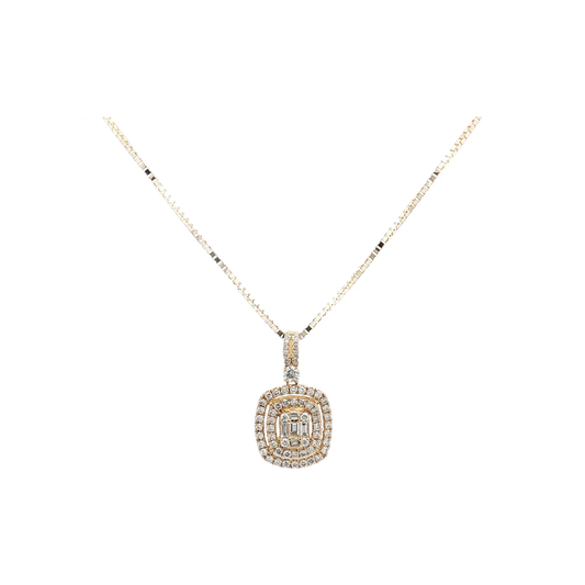 Yellow Gold Diamond Pendant