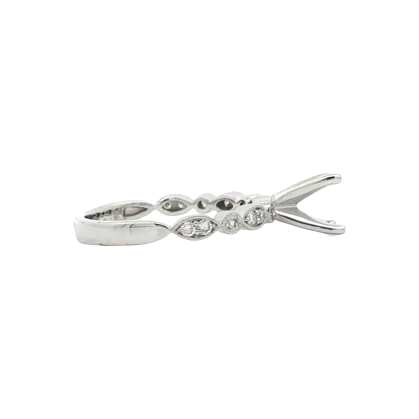 White Gold Diamond Bridal Setting