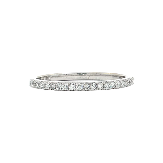 White Gold Diamond Wedding Band