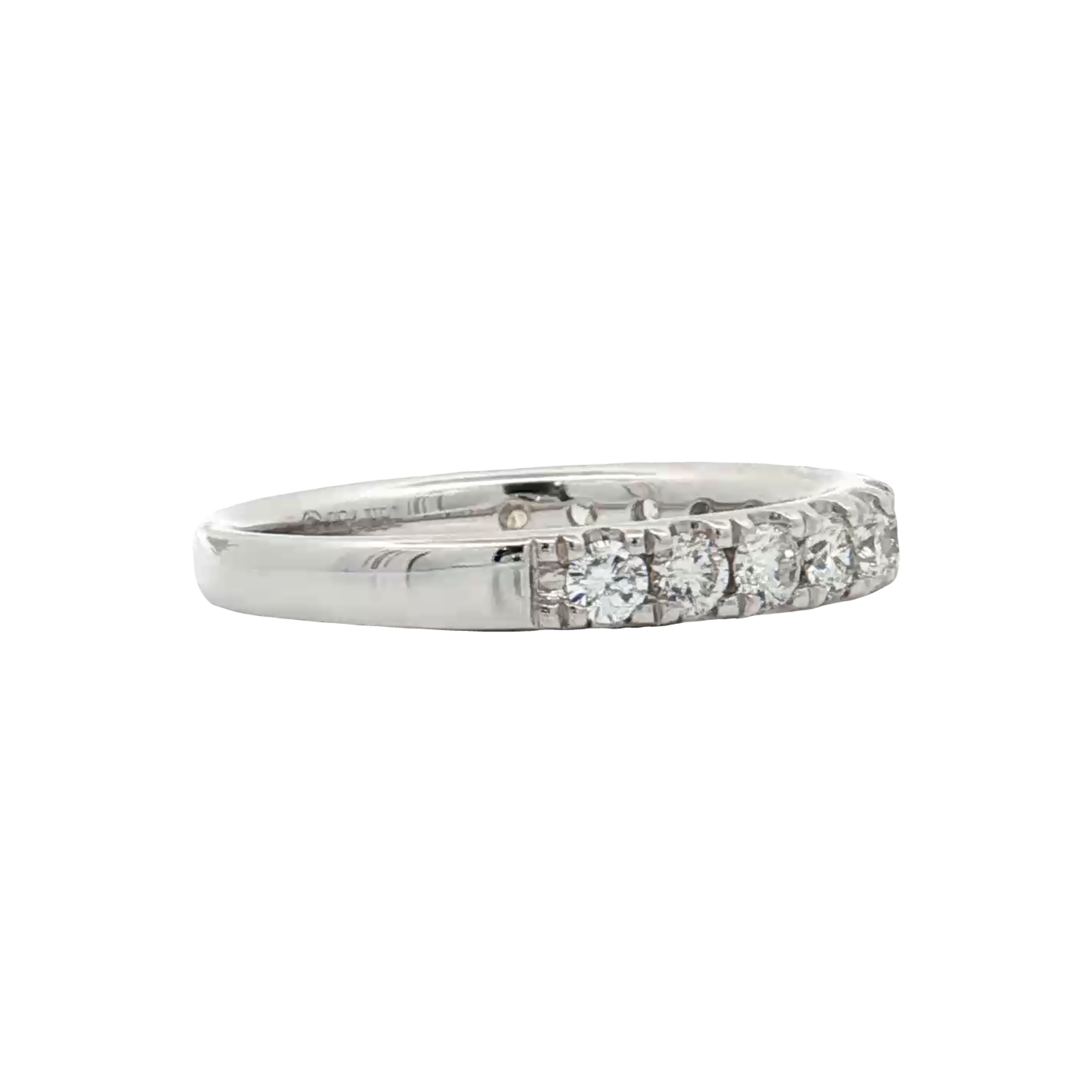 White Gold Diamond Wedding Band