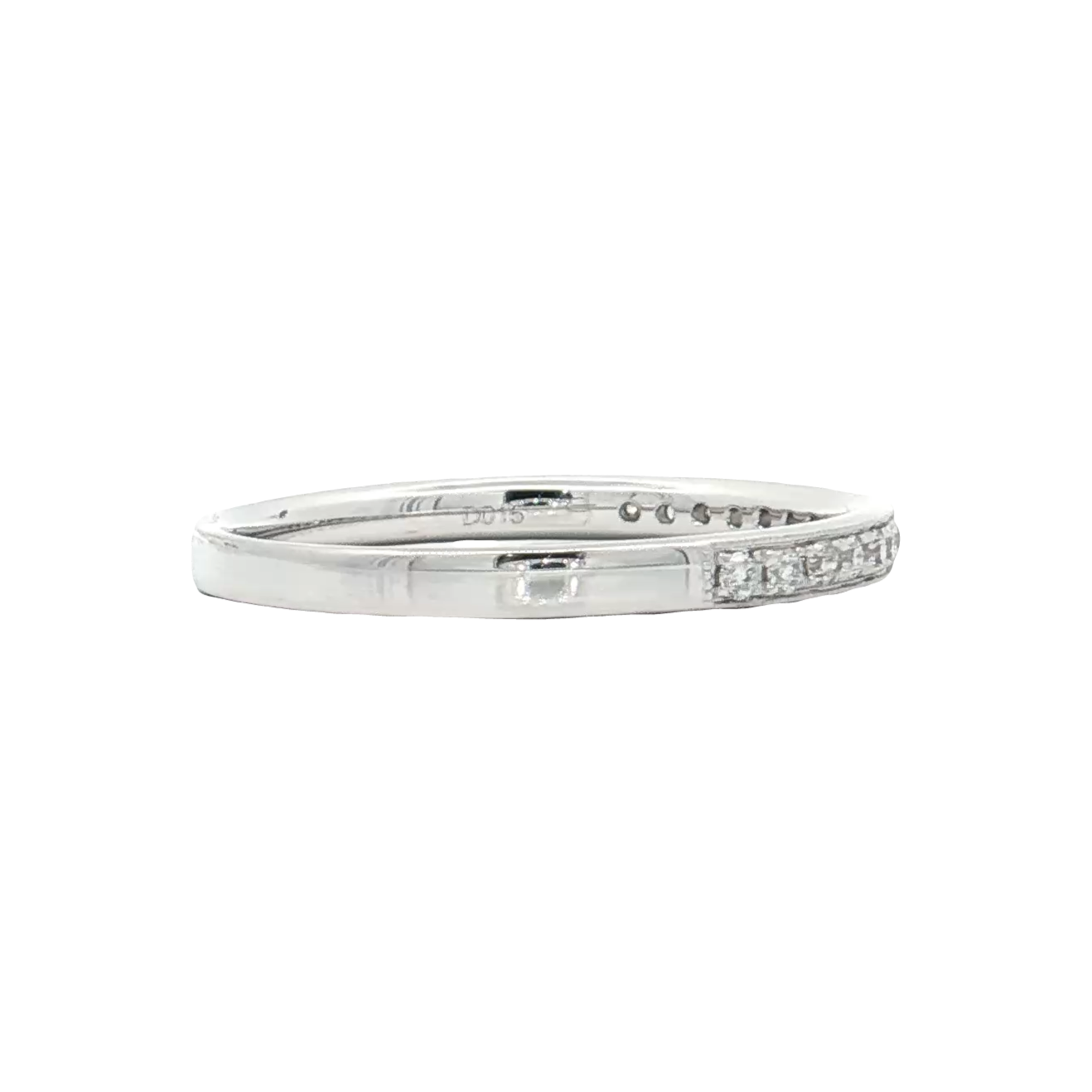 White Gold Diamond Wedding Band