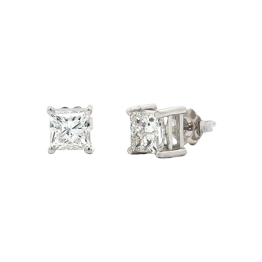 White Gold Diamond Studs