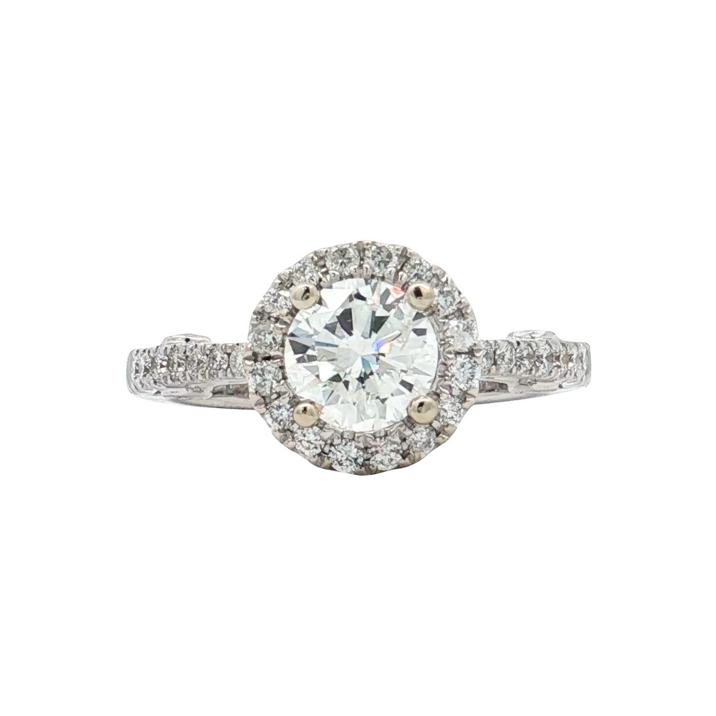 White Gold Diamond Bridal Ring