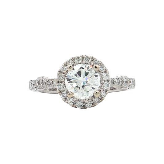 White Gold Diamond Bridal Ring