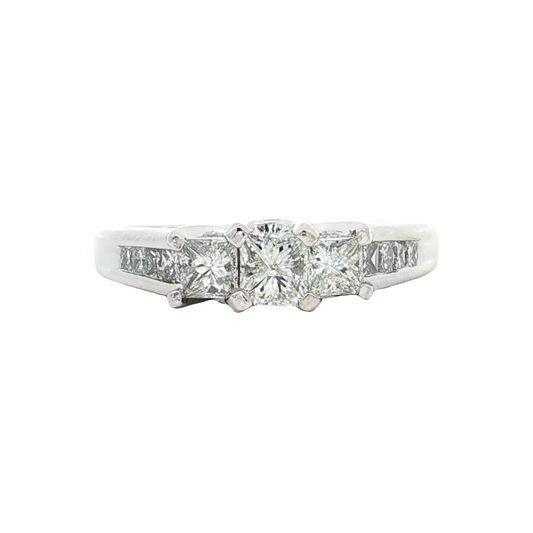 White Gold Diamond Bridal Ring