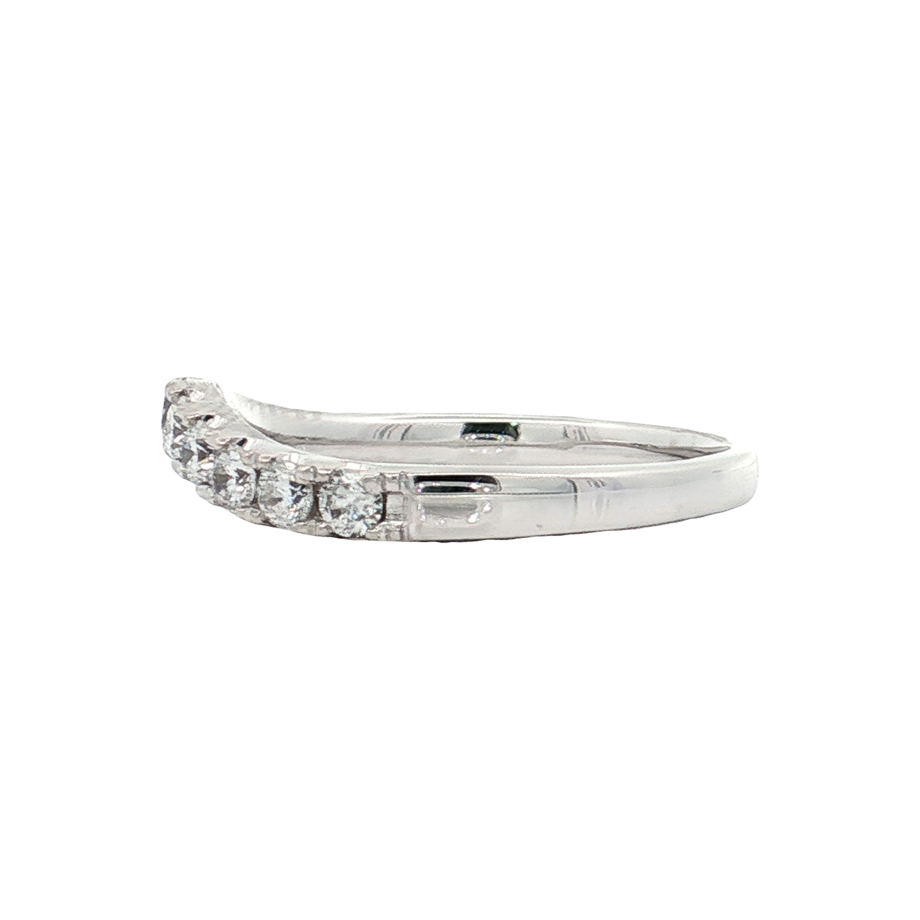 White Gold Diamond Wedding Band