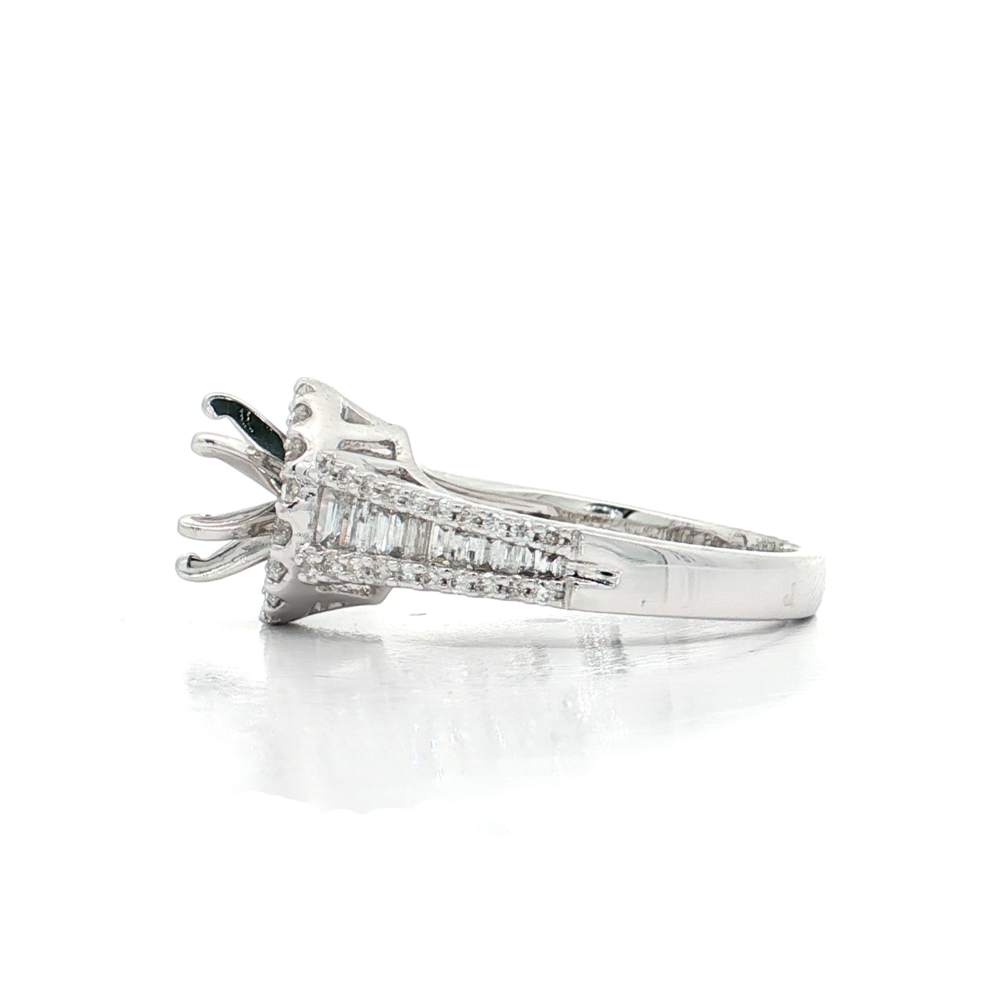 White Gold Diamond Bridal Setting