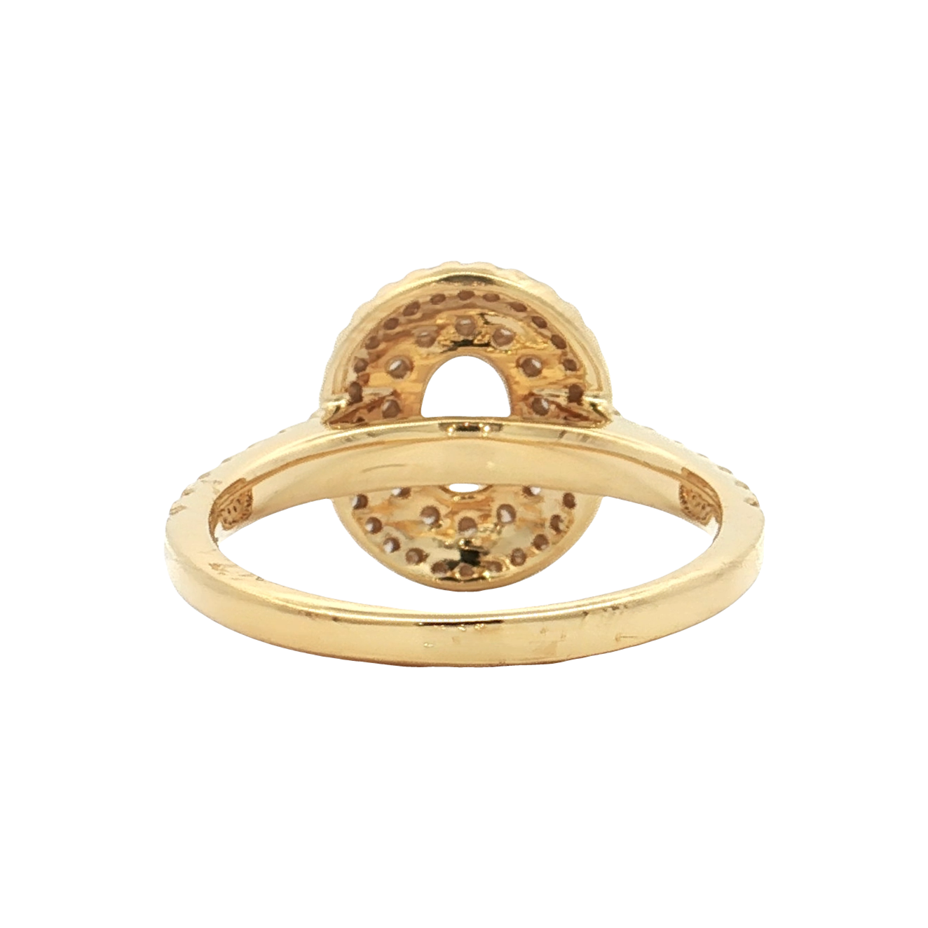 Yellow Gold Diamond Bridal Setting