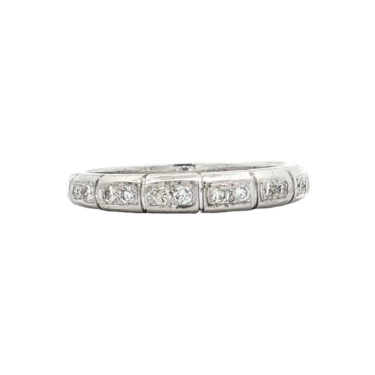 White Gold Diamond Wedding Band