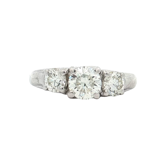 White Gold Diamond Bridal Ring