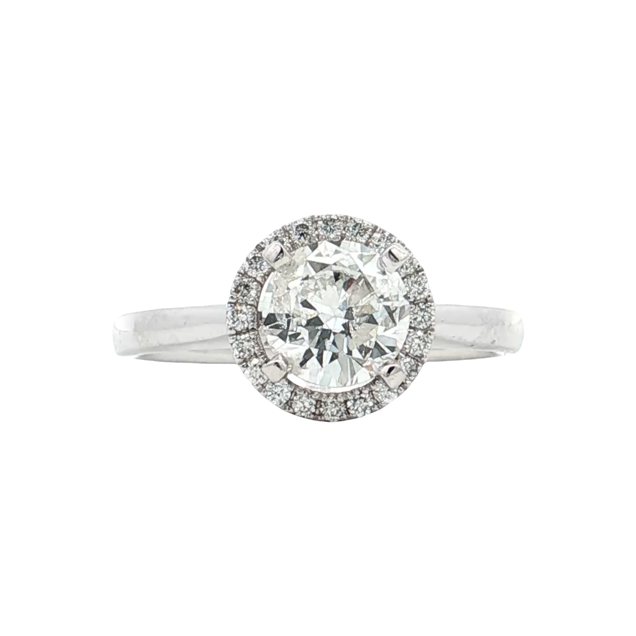 White Gold Diamond Bridal Ring