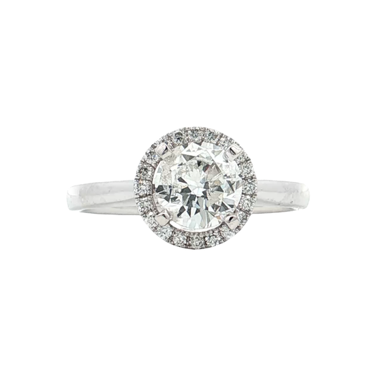 White Gold Diamond Bridal Ring