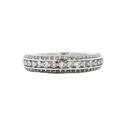 White Gold Diamond Wedding Band