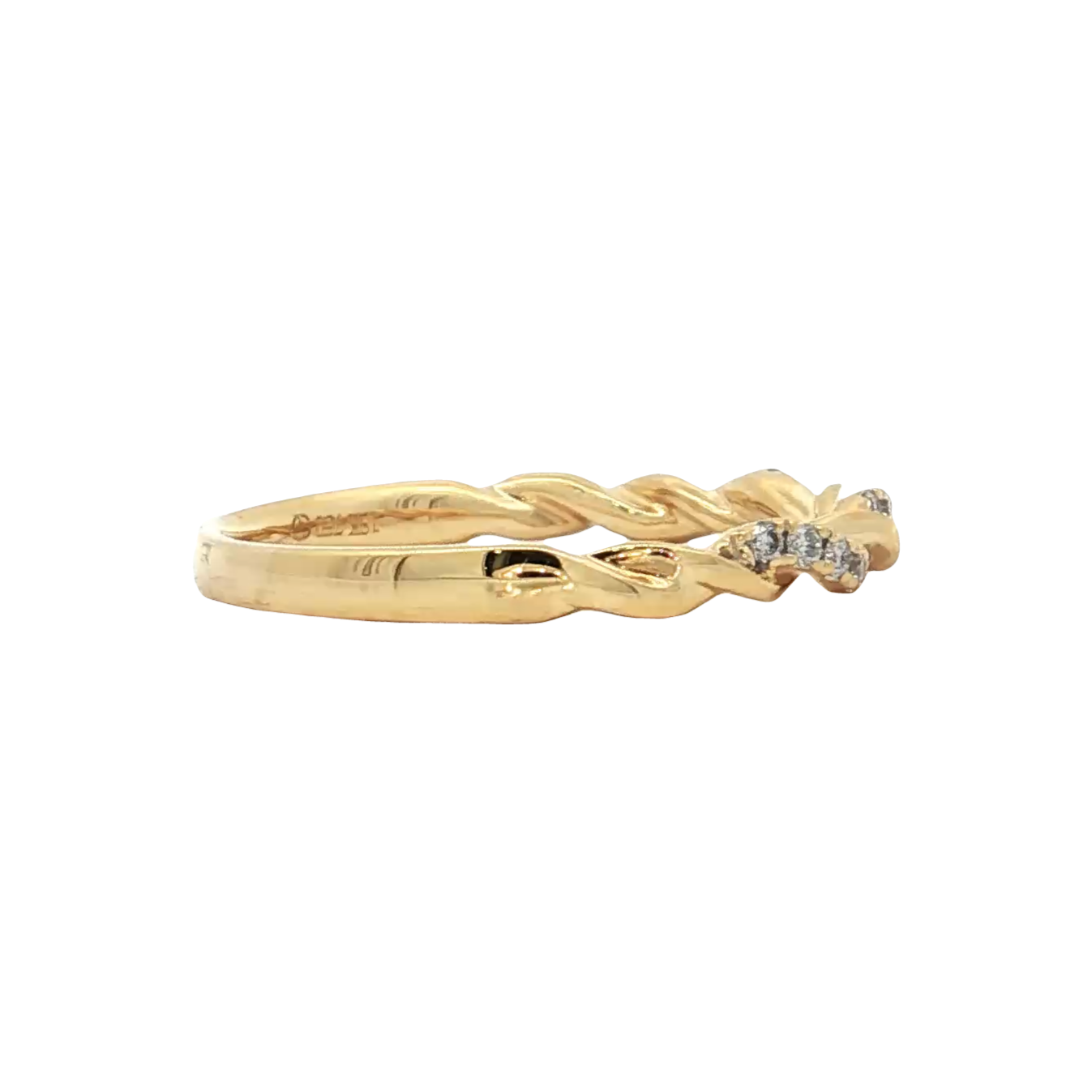 Yellow Gold Diamond Wedding Band